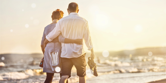 Himmelfahrt am Strand